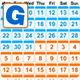 One Year Calendar Smart Board
